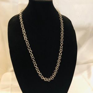 Circles within Circles 3D Chain Necklace Lovely